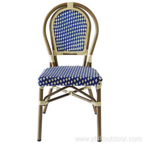 stacking bistro outdoor chairs for cafes and restaurants